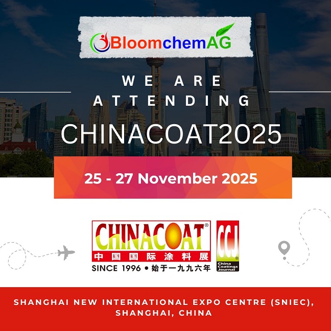 Connect with BloomchemAG at CHINACOAT 2025